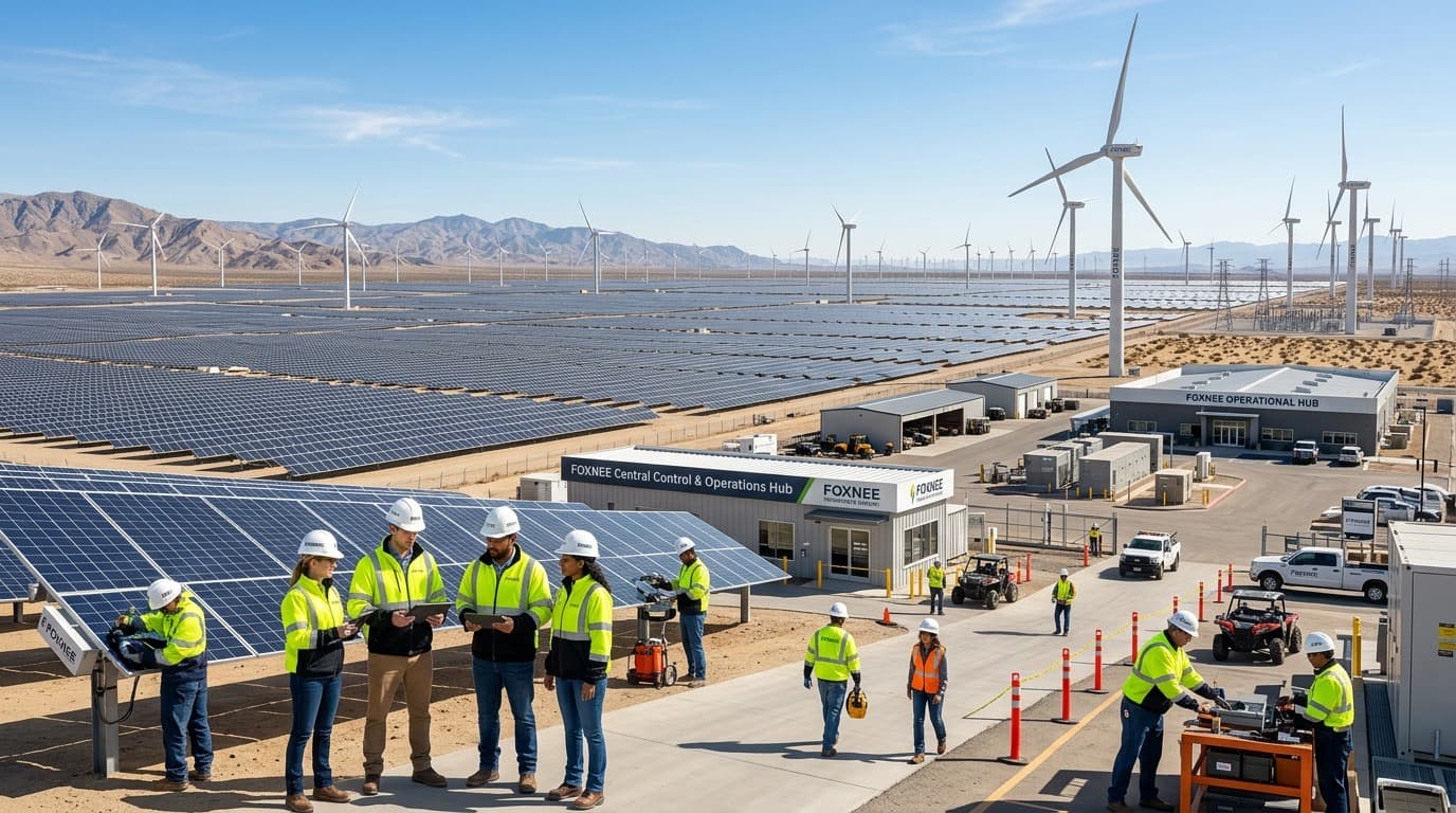FOXNEE renewable energy operations hub